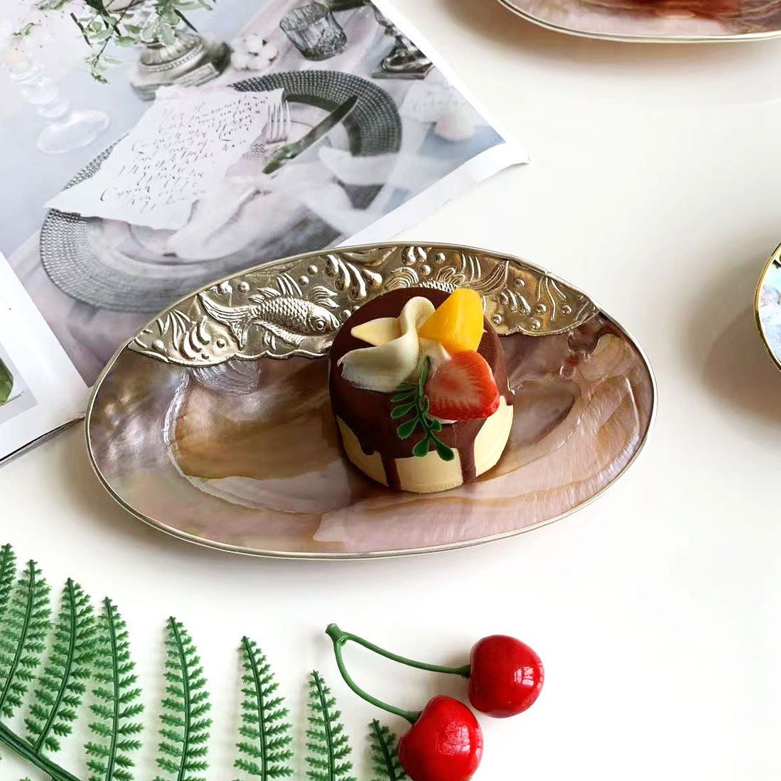 Shell Decorative Tray