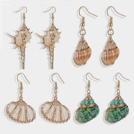 Shell Earrings Necklace