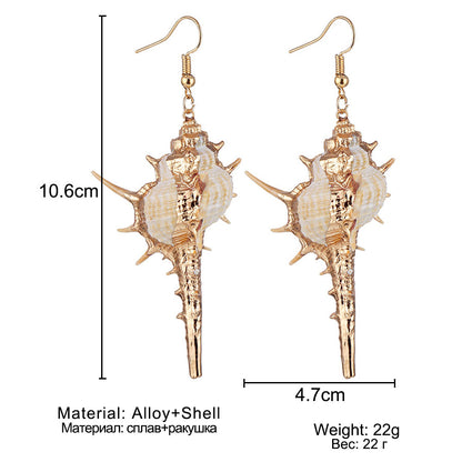 Shell Earrings Necklace