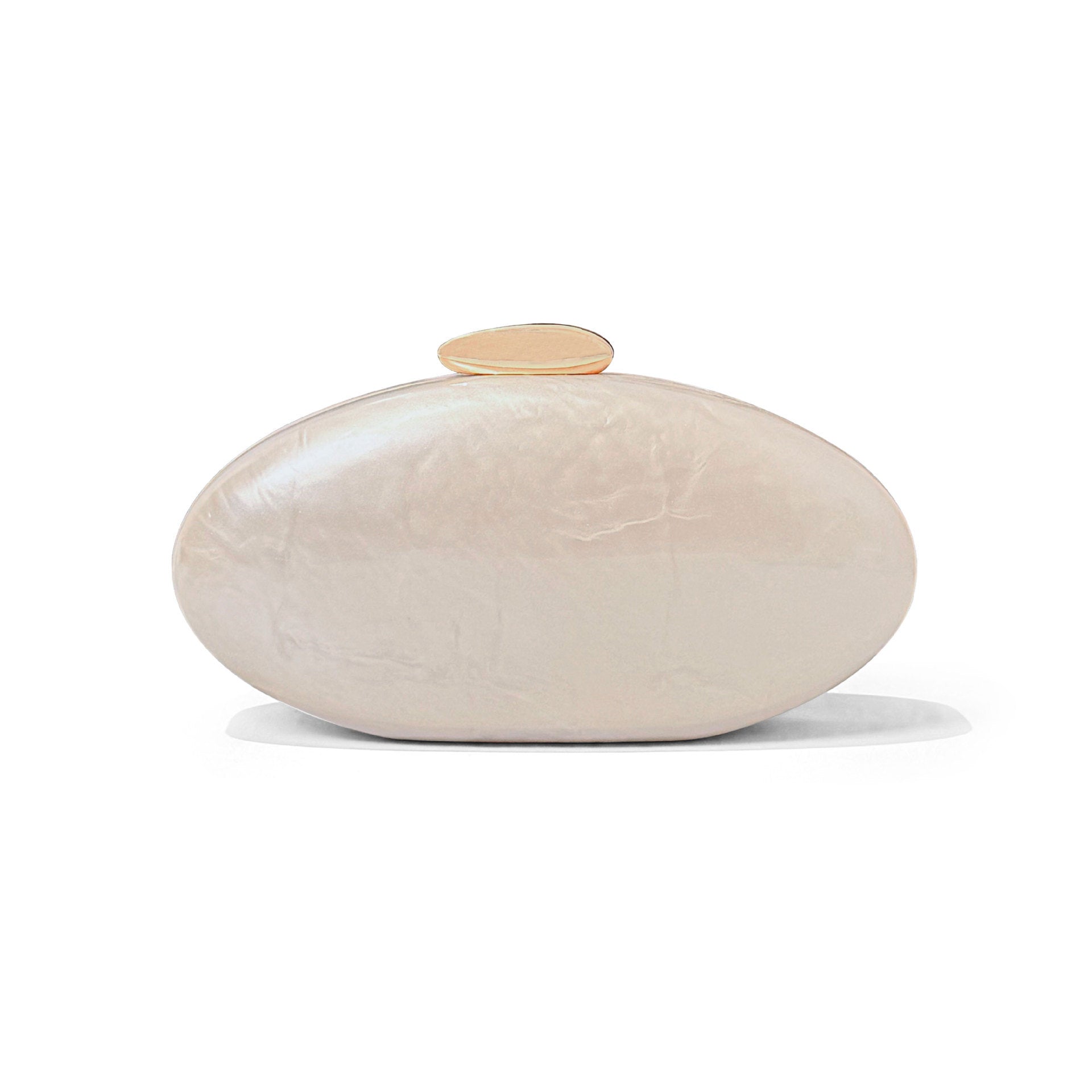 Shell Shaped Acrylic Evening Clutch Bag