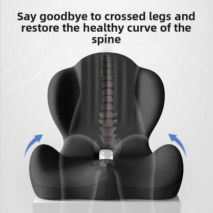 Shell-Shaped Integrated Seat Cushion Memory Foam