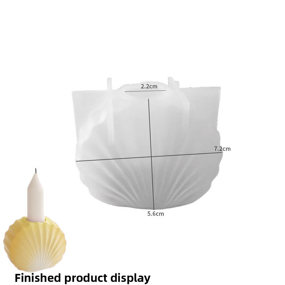 Shell Silicone Mold for DIY Candles