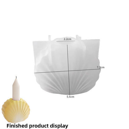 Shell Silicone Mold for DIY Candles