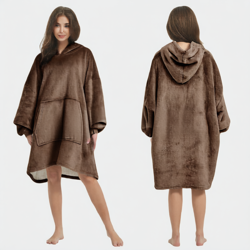 Sherpa Hooded Blanket