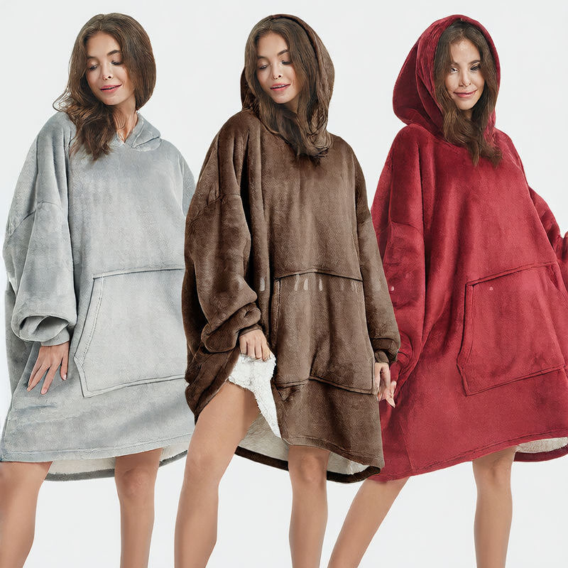 Sherpa Hooded Blanket