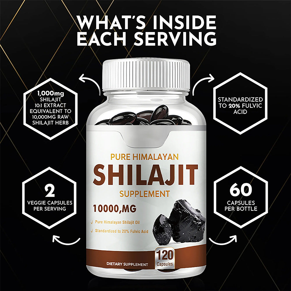 Shilajit Dietary Supplement Capsules