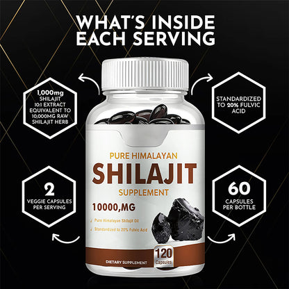 Shilajit Dietary Supplement Capsules