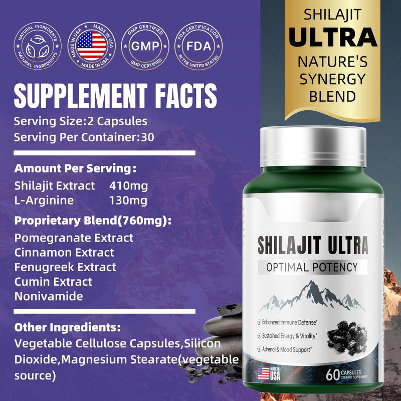 Shilajit Ultra 60 Capsules