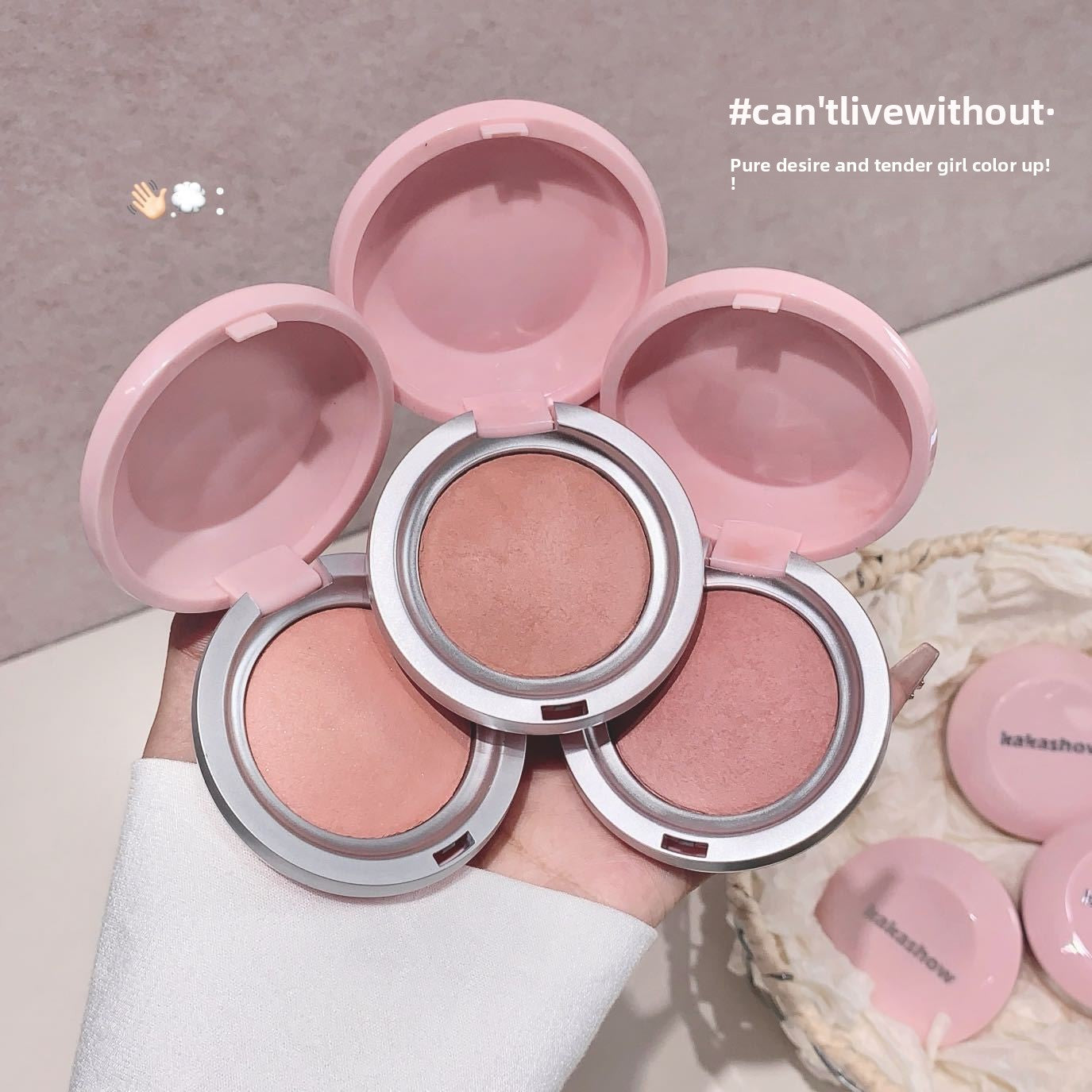 Shimmer Baked Powder Blush