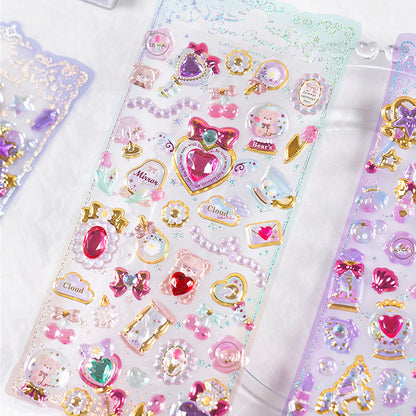 Shinle Gemstone Crystal Epoxy Stickers