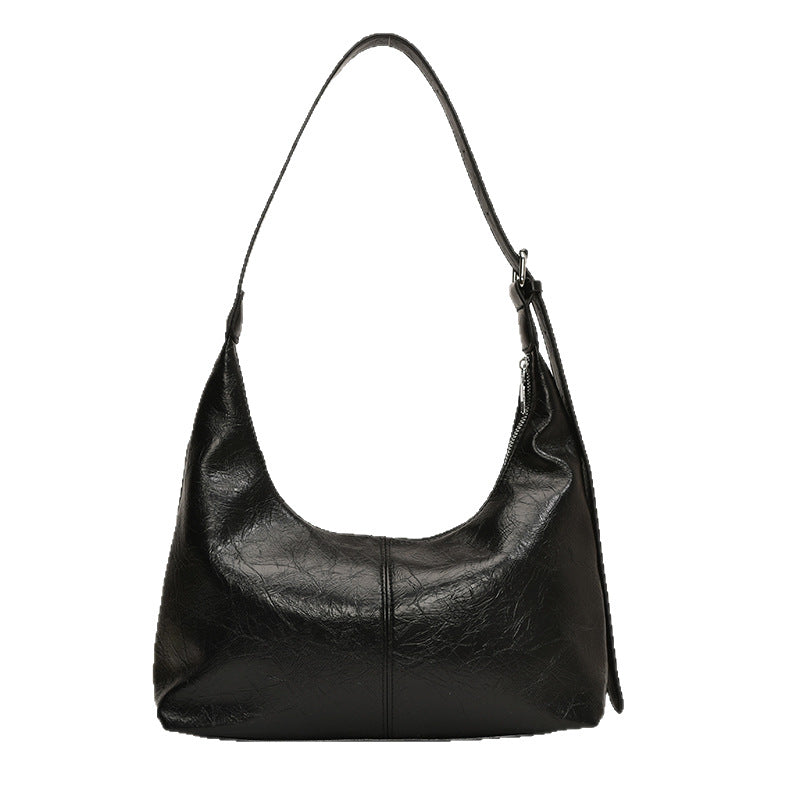 Shiny Dumpling Shoulder Bag