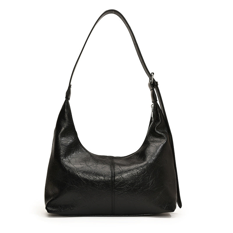 Shiny Dumpling Shoulder Bag