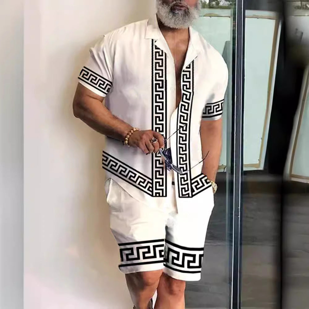Shirt and shorts set, polo shirt