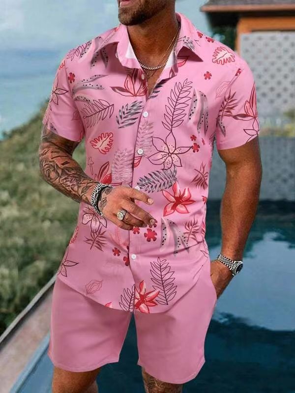 Shirt and shorts set, polo shirt