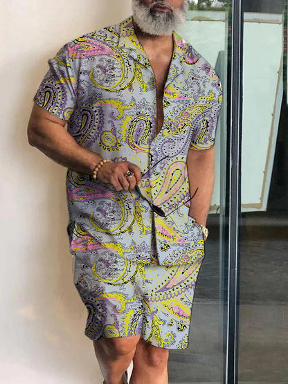 Shirt and shorts set, polo shirt