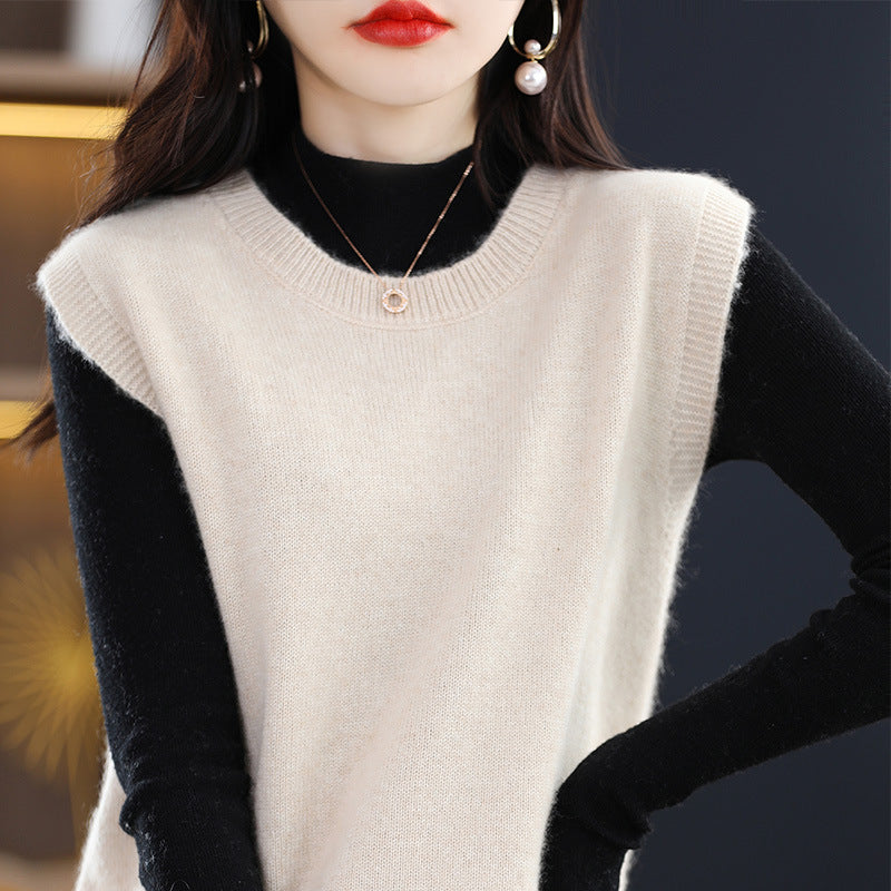 Shirt paired with blazer for women