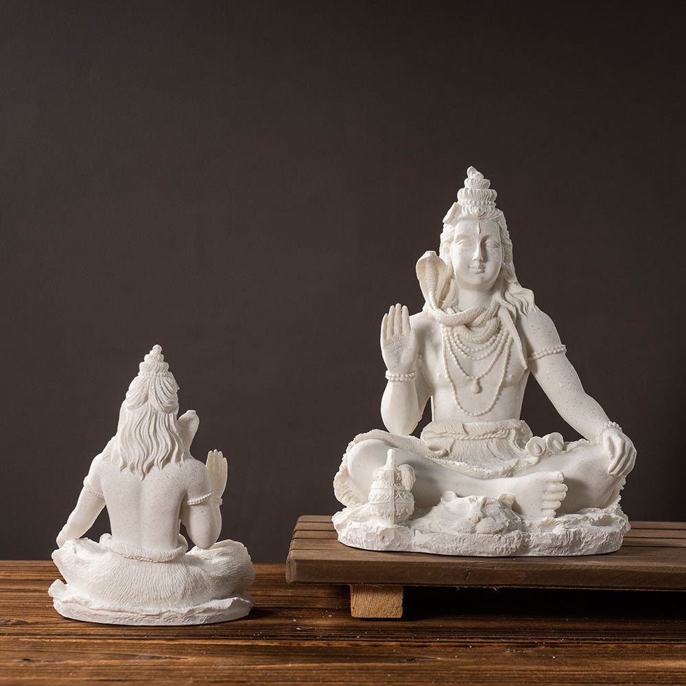 Shiva Resin Statue Home Decor