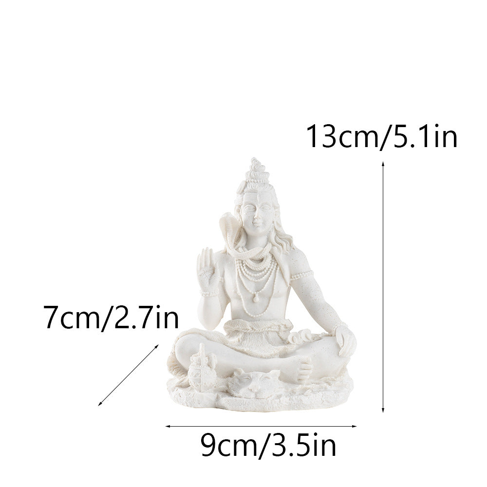 Shiva Resin Statue Home Decor