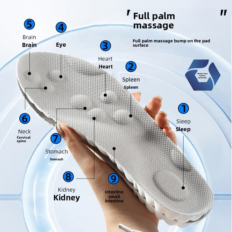 Shock-Absorbing Deodorant PU Insoles