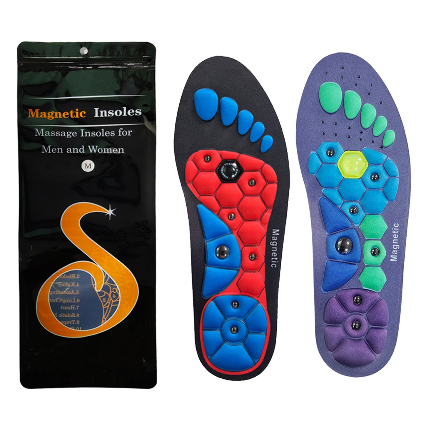 Shock-absorbing insoles
