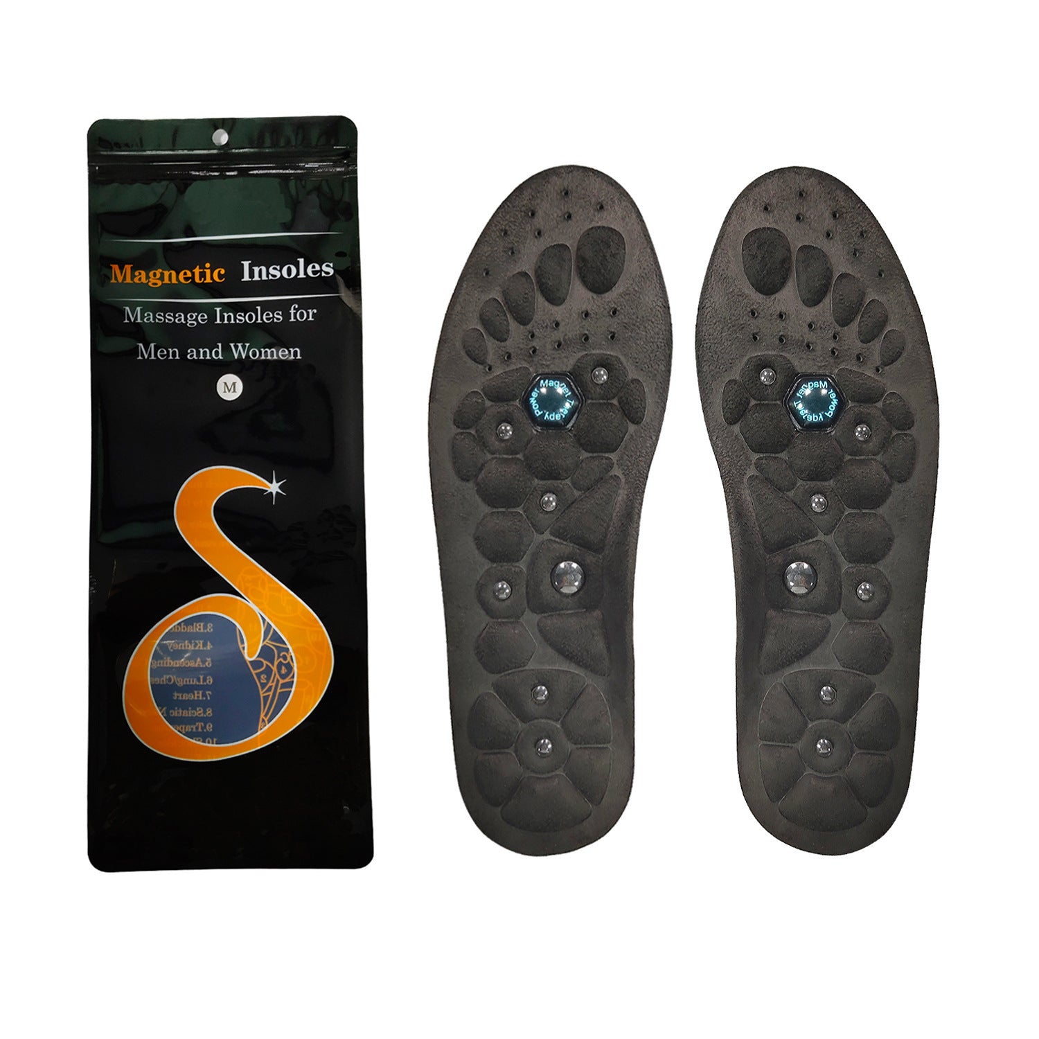 Shock-absorbing insoles
