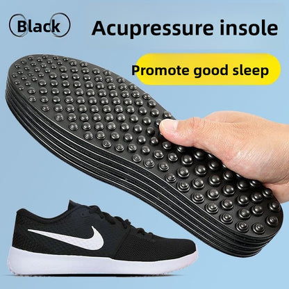 Shock-absorbing massage insole