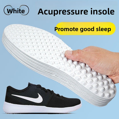 Shock-absorbing massage insole