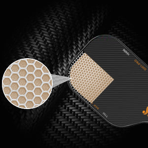 Shock-absorbing pickleball paddle