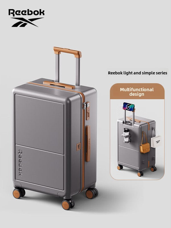 Shock-resistant suitcase with a handle, lightweight travel case