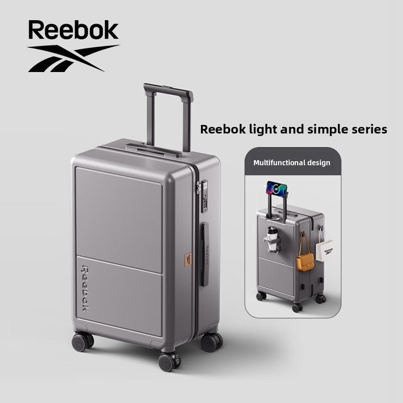 Shock-resistant suitcase with a handle, lightweight travel case