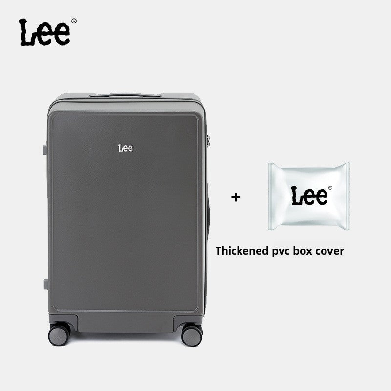 Shock-resistant suitcase with a handle, lightweight travel case