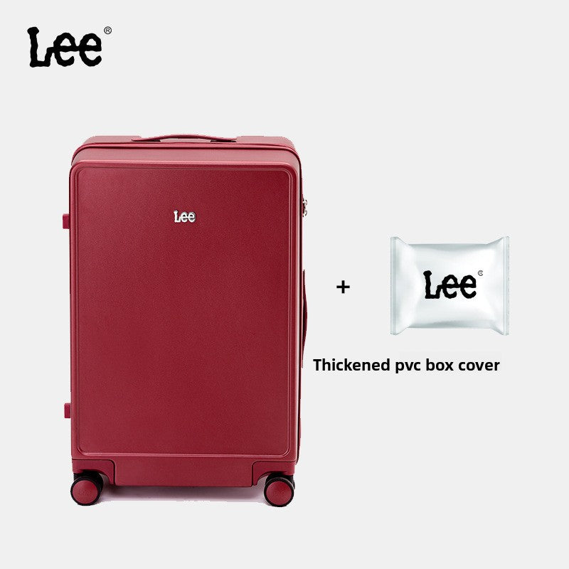 Shock-resistant suitcase with a handle, lightweight travel case