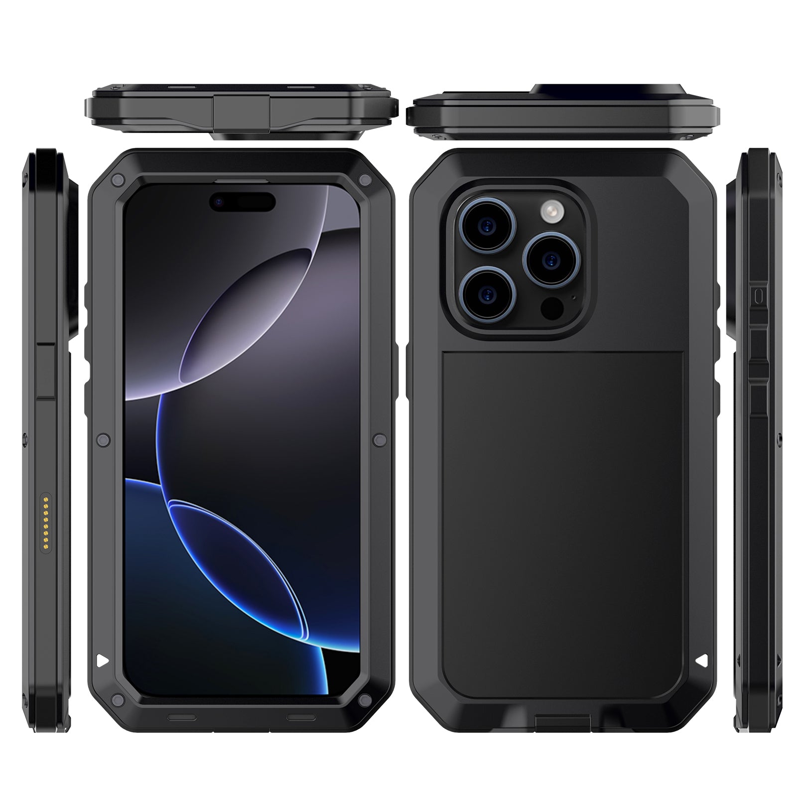 Shockproof Aluminum Phone Case for iPhone Series