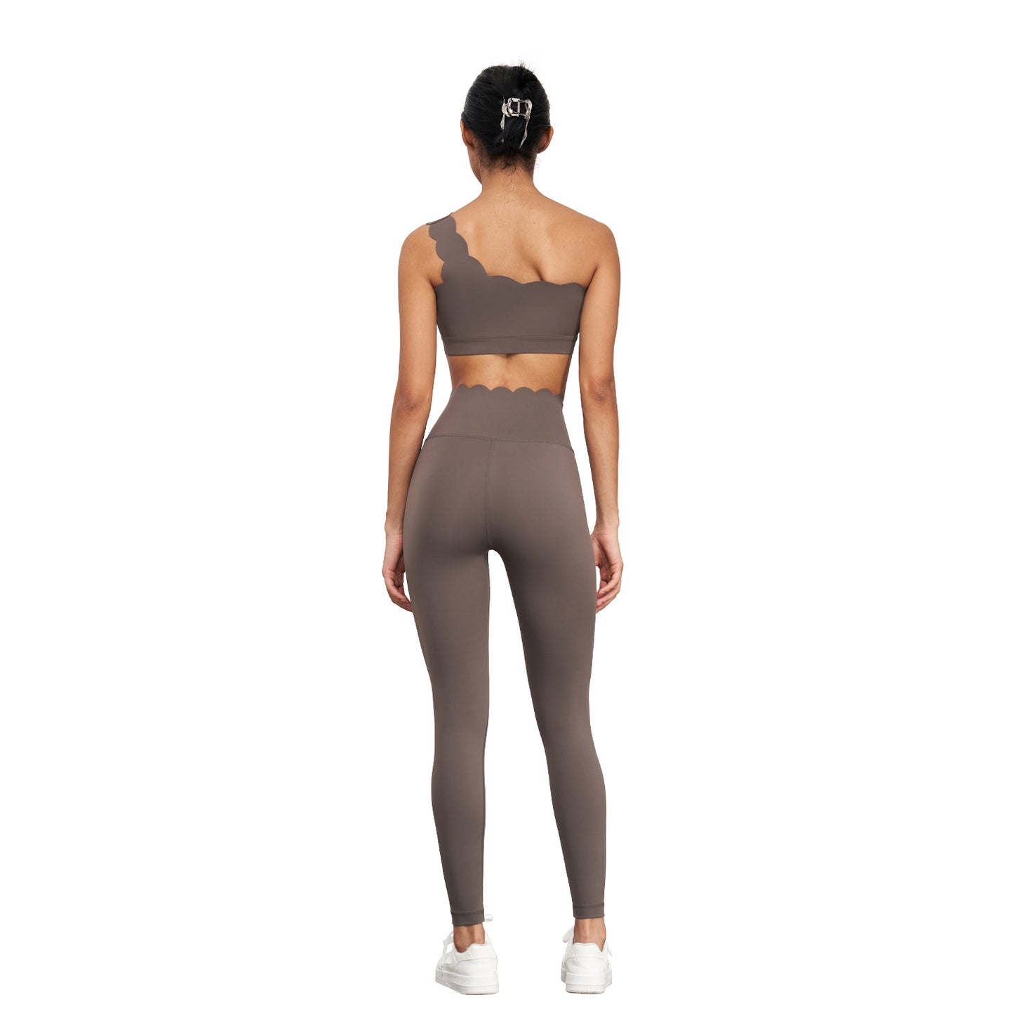 shockproof push up yoga bra hem widened beauty back