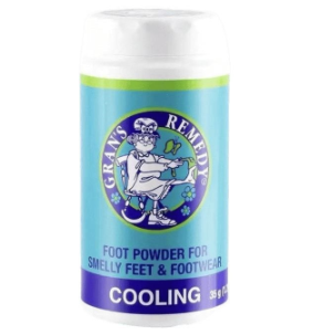 Shoe and sock deodorant powder