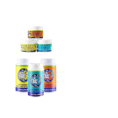 Shoe and sock deodorant powder