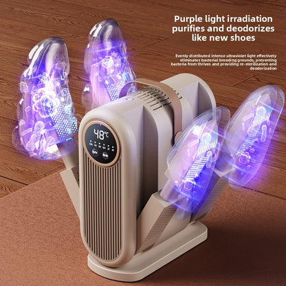 Shoe dryer for home and dormitory use