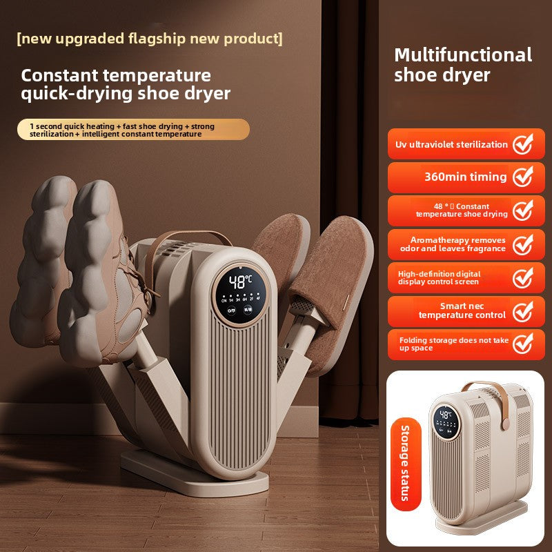 Shoe dryer for home and dormitory use