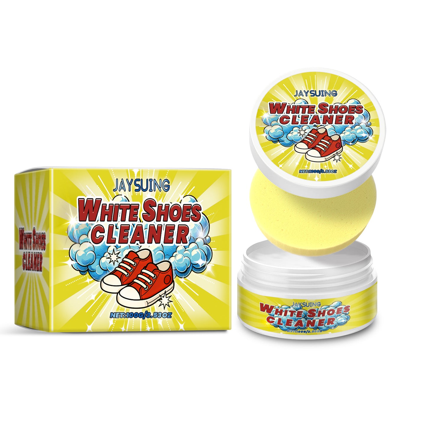 Shoe stain removal and cleaning cream