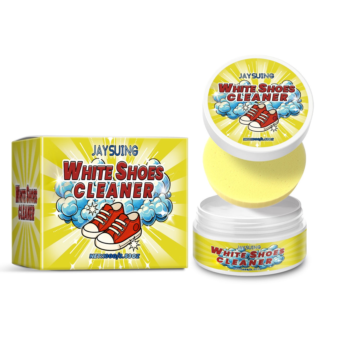 Shoe stain removal and cleaning cream