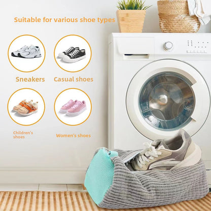 Shoe washing bag