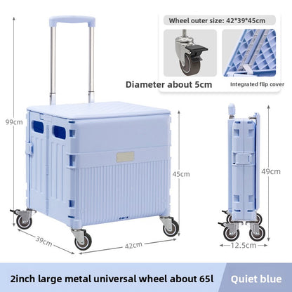 Shopping cart small pull cart