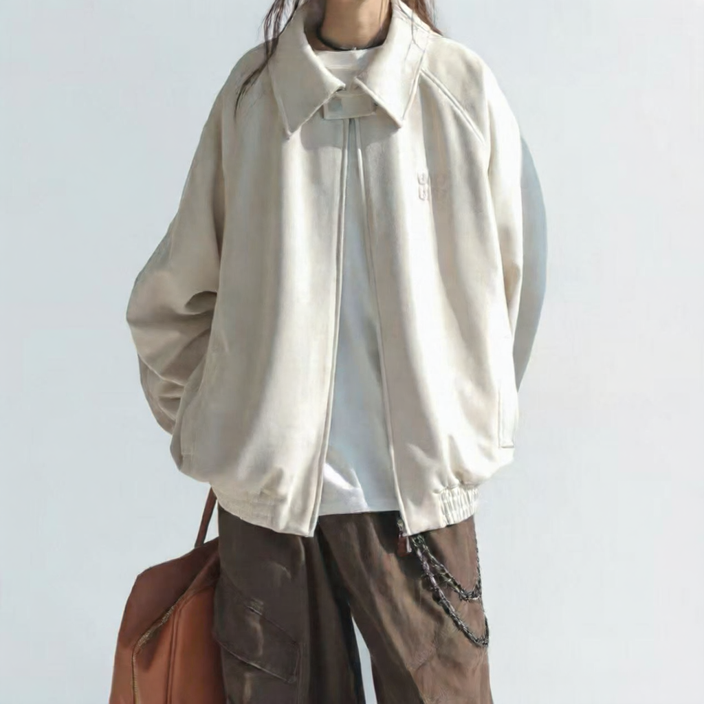 Short baseball jacket