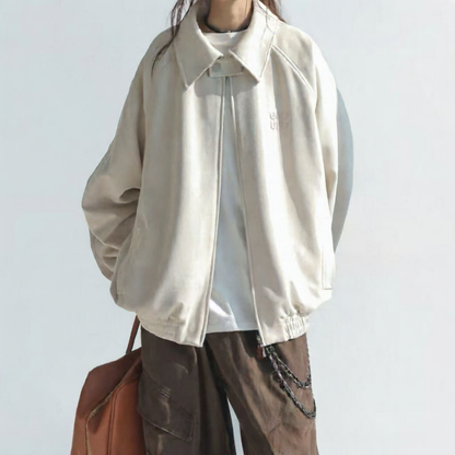 Short baseball jacket