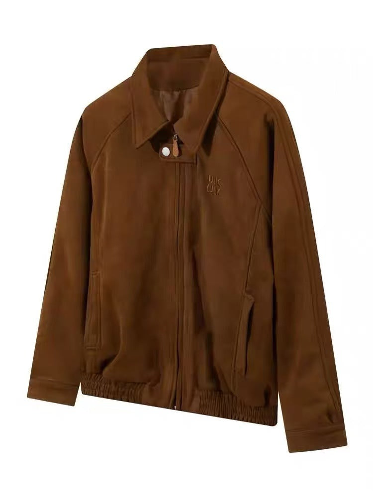Short baseball jacket