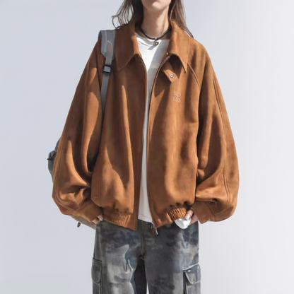Short baseball jacket