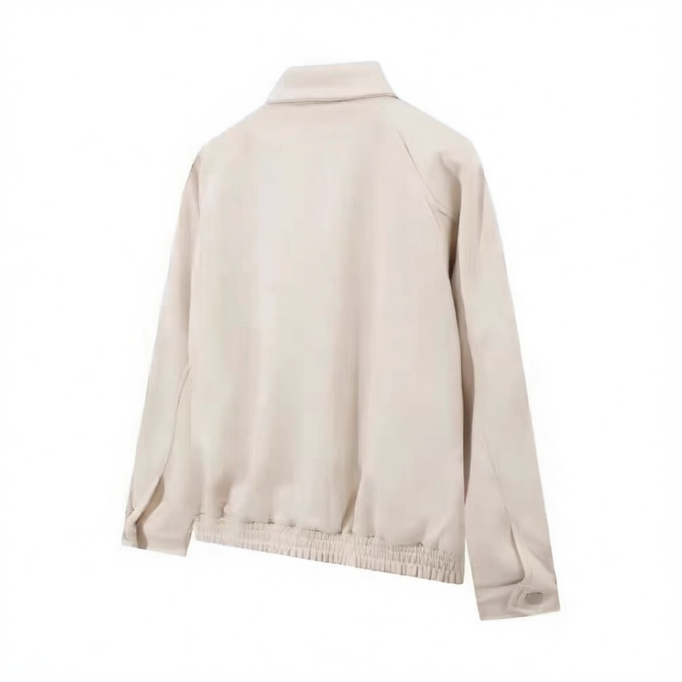 Short baseball jacket