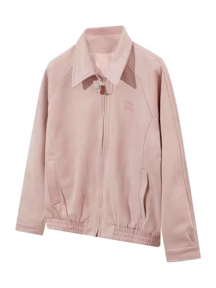 Short baseball jacket