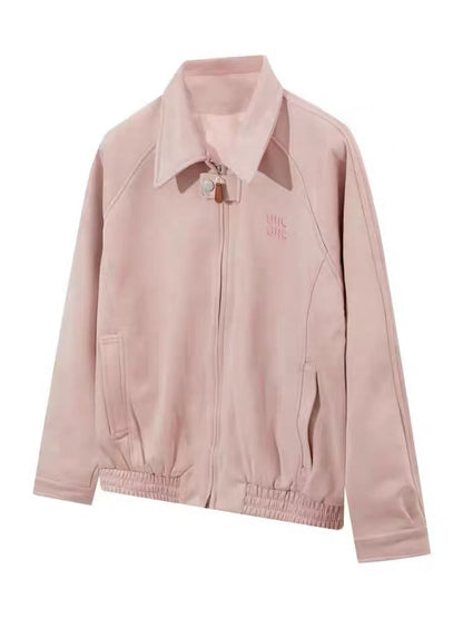 Short baseball jacket
