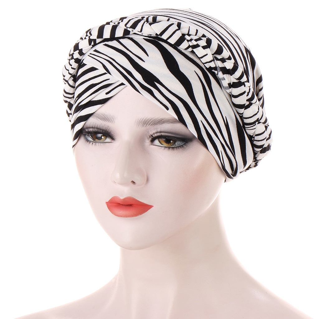 Short braids can be hidden under headscarves and hats
